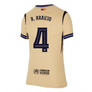 Lacne Ženy Futbalové dres Barcelona Ronald Araujo #4 2025-26 Krátky Rukáv - Preč